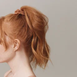 Four Pack Silk Skinny Scrunchies