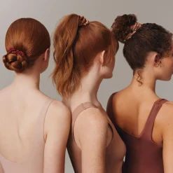 Four Pack Silk Skinny Scrunchies