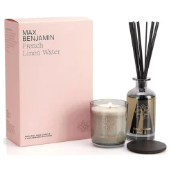Discount MAX BENJAMIN French Linen Water Candle & Diffuser Gift Set