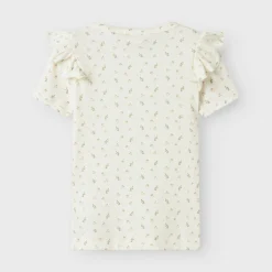Hot LIL ATELIER Frill-Sleeve Floral T-Shirt