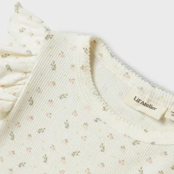 Hot LIL ATELIER Frill-Sleeve Floral T-Shirt