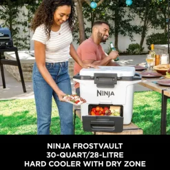 Outlet NINJA FrostVault 28L Hard Cooler, Cloud White