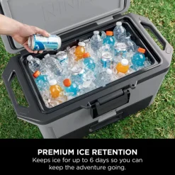 FrostVault 47L Hard Cooler, Slate Grey