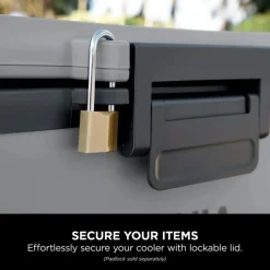 FrostVault 47L Hard Cooler, Slate Grey