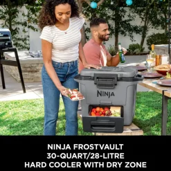 FrostVault 28L Hard Cooler, Slate Grey