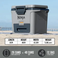 FrostVault 28L Hard Cooler, Slate Grey