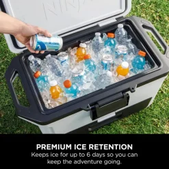 Online NINJA FrostVault 47L Hard Cooler, Cloud White