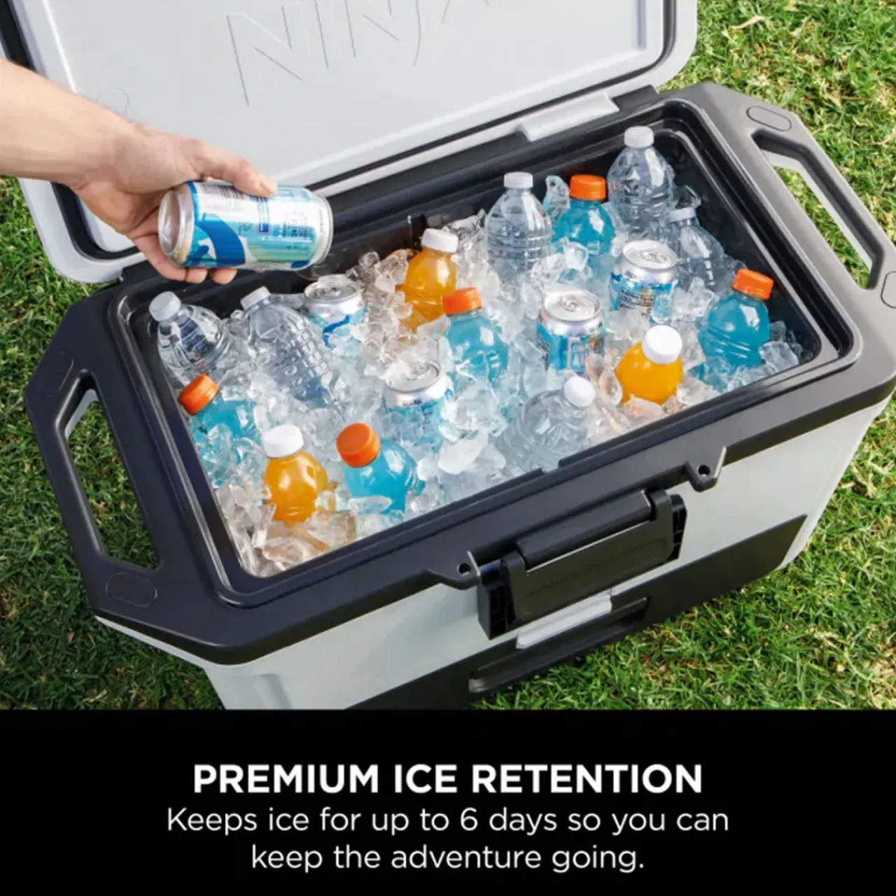 Online NINJA FrostVault 47L Hard Cooler, Cloud White