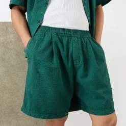 Hot WAX LONDON Fuller Mid-Rise Wide Leg Shorts