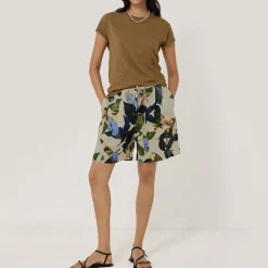 Hot JIGSAW Future Botanic Linen Shorts