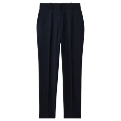 New REISS Gabi Mid-Rise Straight Leg Trousers