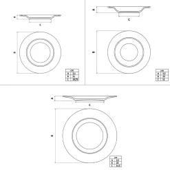 Gabrielle 18-Piece Plate Set