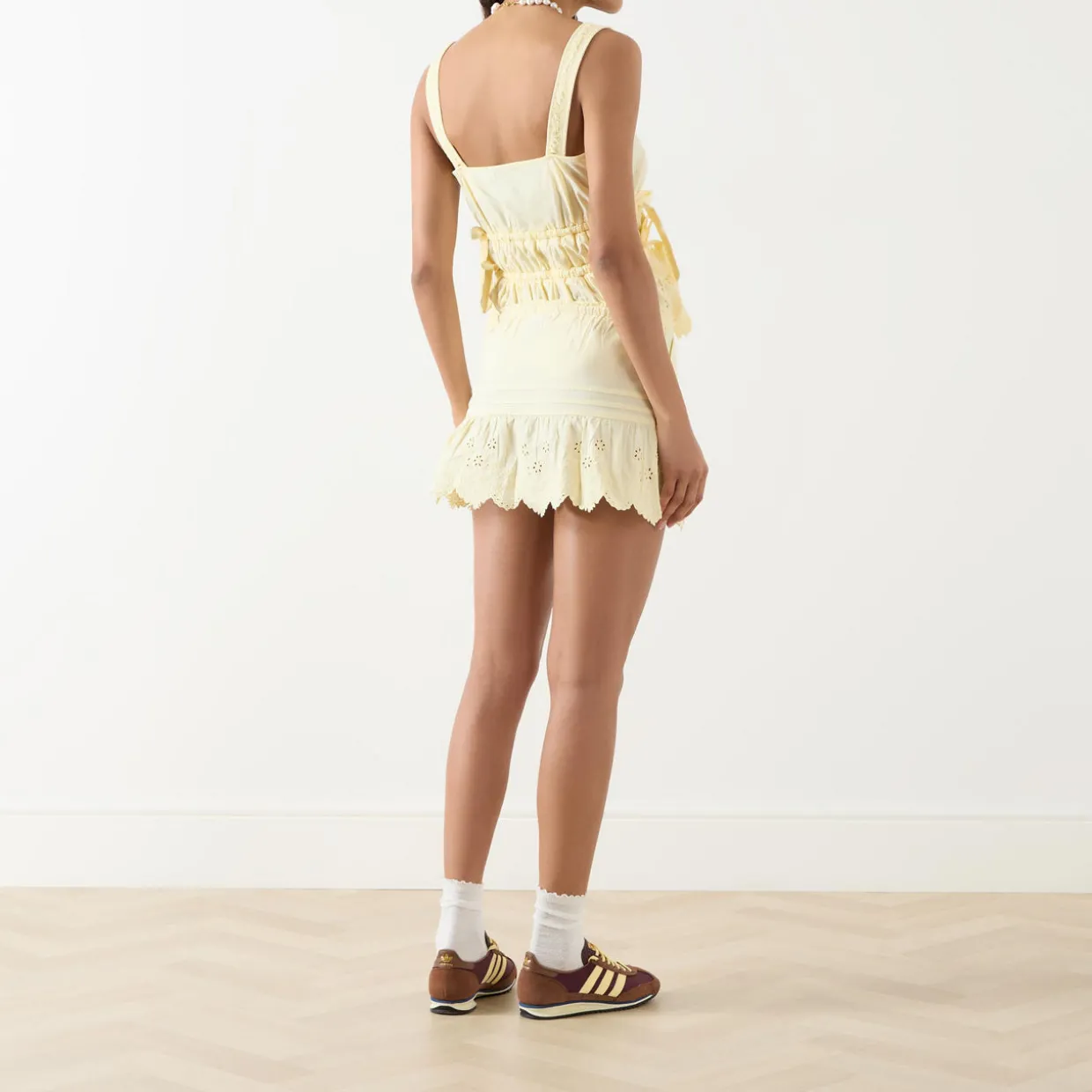 Gabriette Broderie Mini Skirt