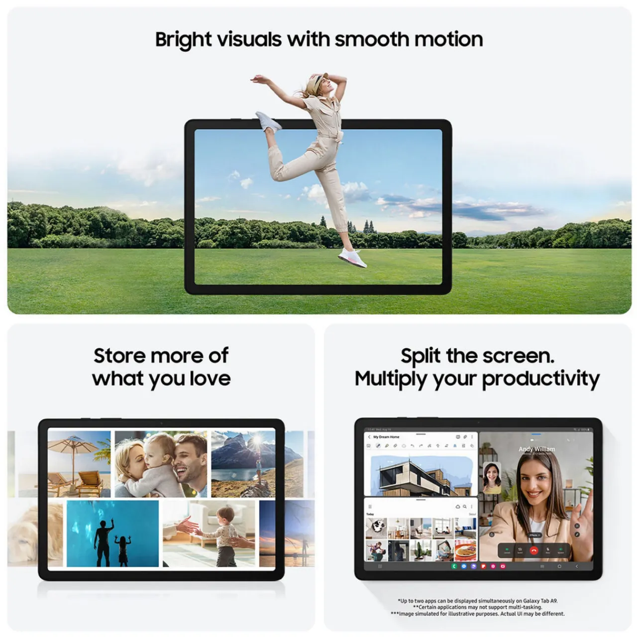 Fashion SAMSUNG Galaxy Tab A9 Graphite Wifi 64GB