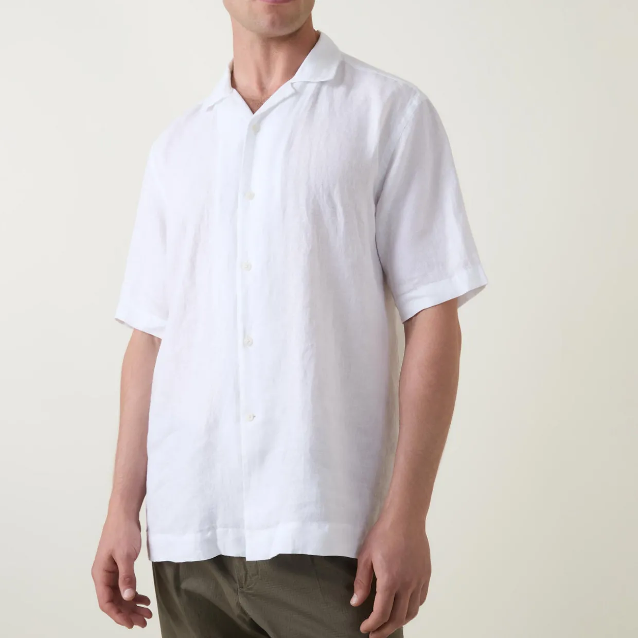 Garment-Dyed Linen Shirt