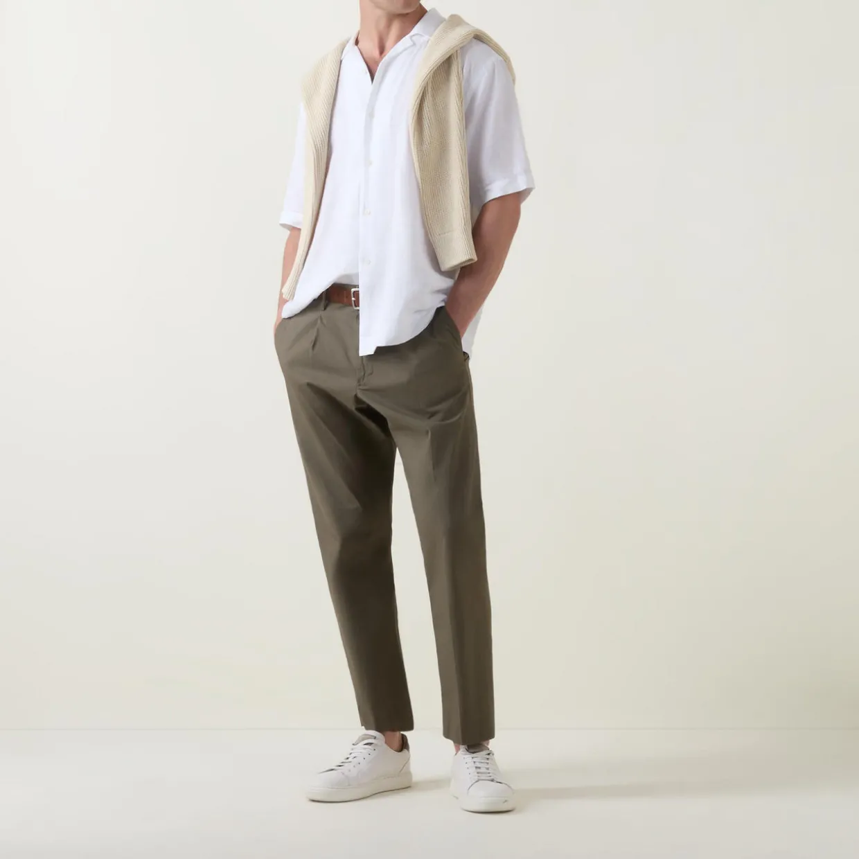Garment-Dyed Linen Shirt