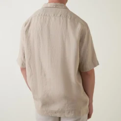 Outlet BOGGI MILANO Garment-Dyed Linen Shirt