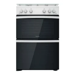 Gas freestanding double cooker: 60cm