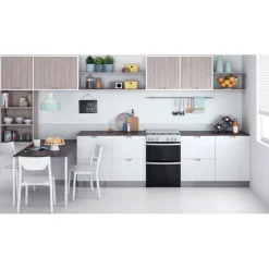 Gas freestanding double cooker: 60cm