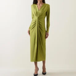 Online JOSEPH RIBKOFF Gathered Draped Fitted Dress