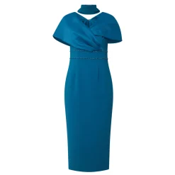 Gathered Embellished Dress