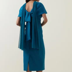 Gathered Embellished Dress