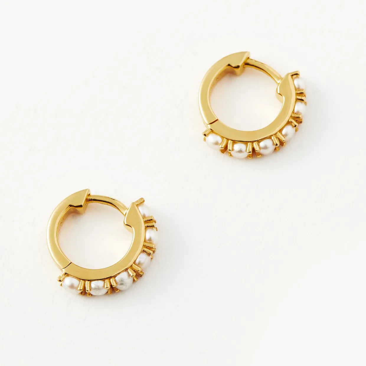 Gemstone Pearl Earrings