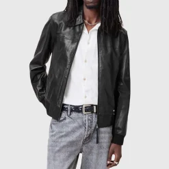 Outlet ALLSAINTS Gen Leather Jacket