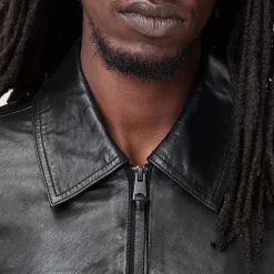 Outlet ALLSAINTS Gen Leather Jacket