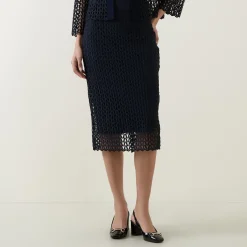 New JOSEPH RIBKOFF Geometric High-Waist Pencil Skirt