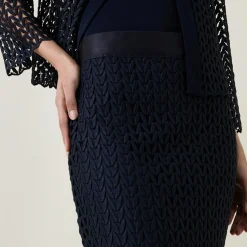 New JOSEPH RIBKOFF Geometric High-Waist Pencil Skirt