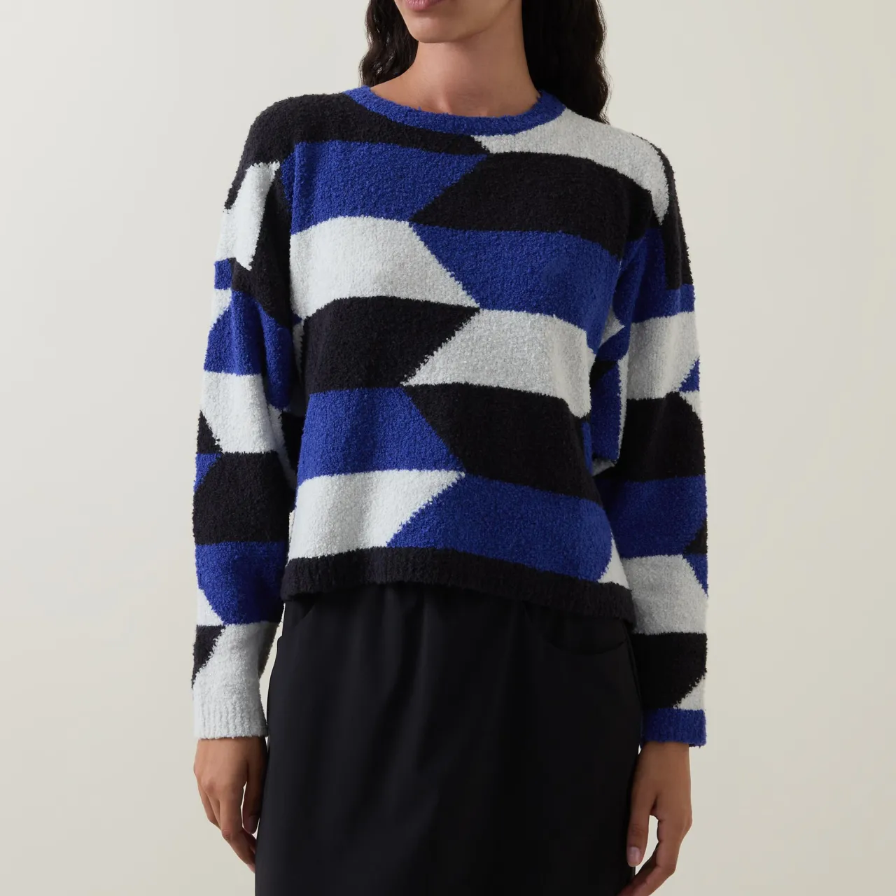 New OSKA Geometric Knitted Sweater