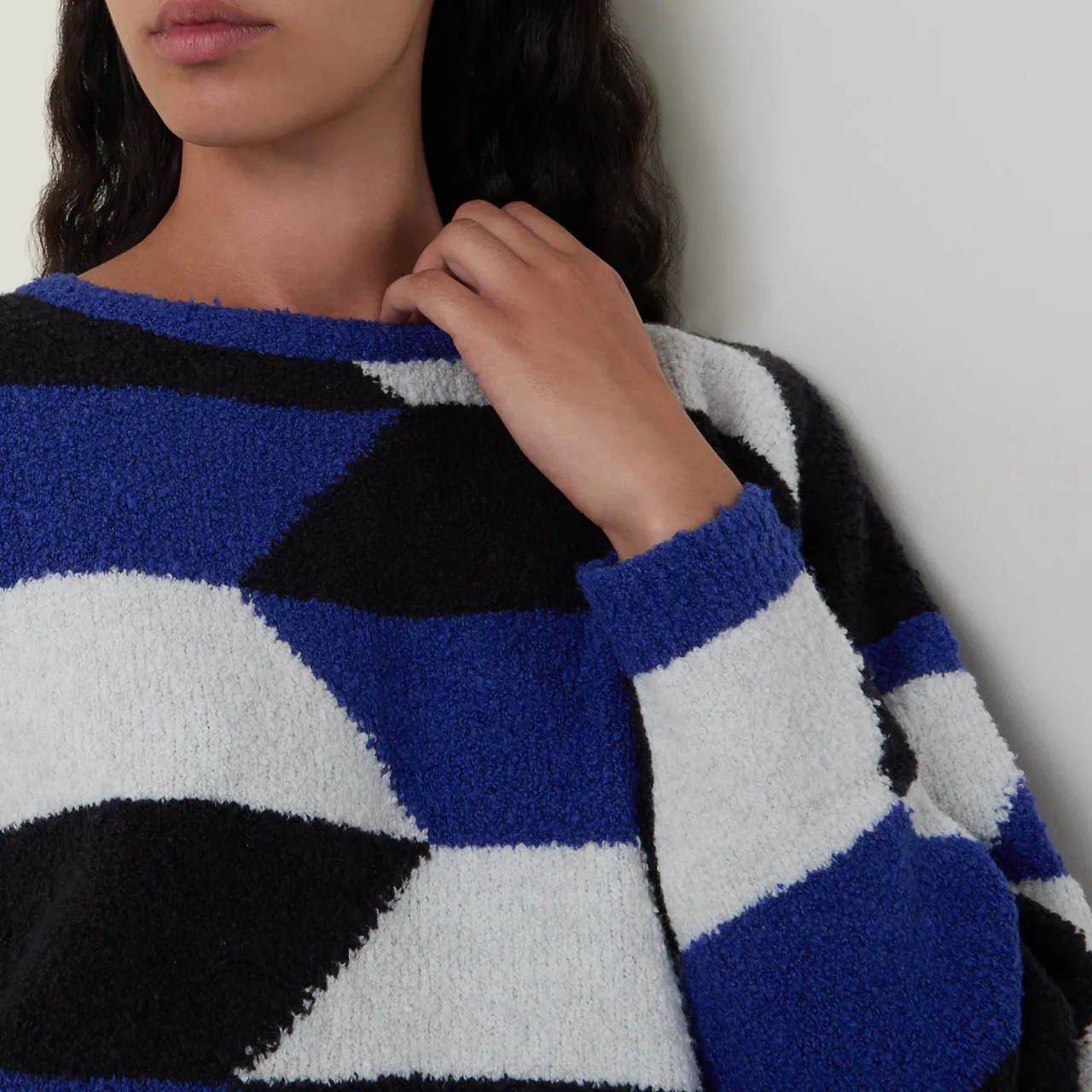 New OSKA Geometric Knitted Sweater