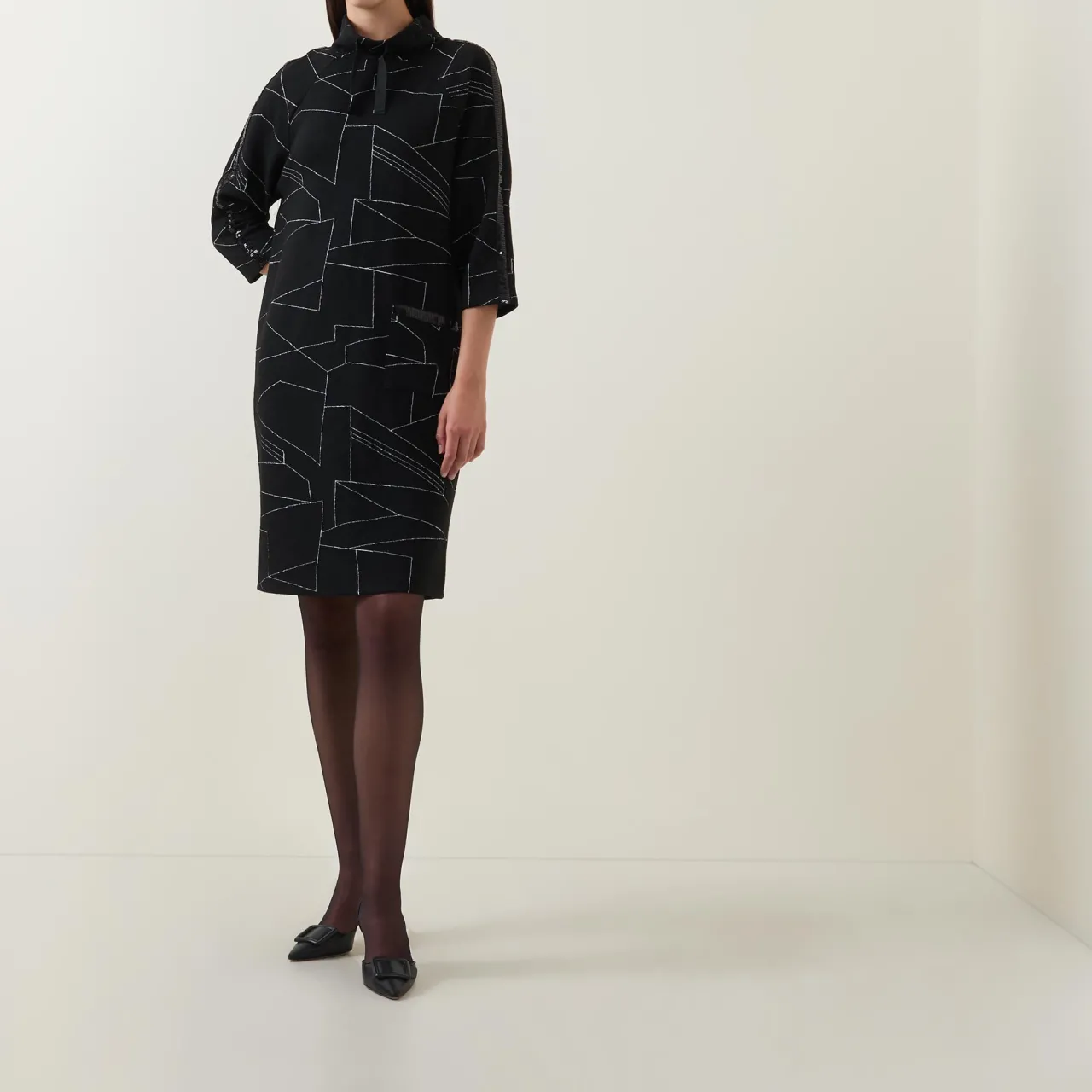 Hot JOSEPH RIBKOFF Geometric Print Dress