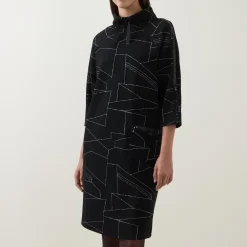 Hot JOSEPH RIBKOFF Geometric Print Dress