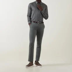 Best BUGATTI Geometric Print Shirt