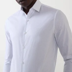 Best CALVIN KLEIN Geometric Single Cuff Formal Shirt