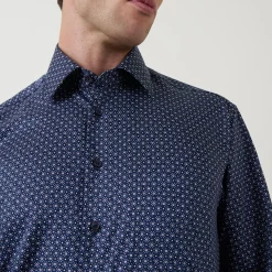 Clearance ETERNA Geometric Single Cuff Shirt