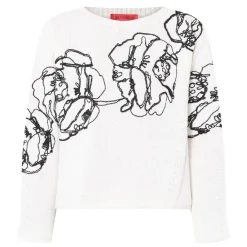 Fashion MAX&CO Ghiaia Flower Cropped Sweater