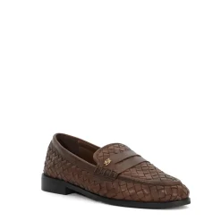 Ginello Woven Penny Loafers
