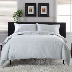 Hot THE LYNDON COMPANY Gingham Duvet Set Green