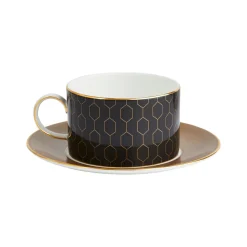 Fashion WEDGWOOD Gio Gold Teacup & Saucer Set