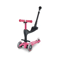 Girls Mini Micro 3in1 Deluxe Push Along Scooter