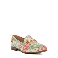 Glair Floral Snaffle Loafers