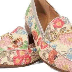 Glair Floral Snaffle Loafers