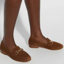 Discount DUNE LONDON Glair Suede Snaffle Trim Loafers