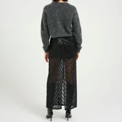 Fashion GESTUZ Glira Sequin Embellished Flared Skirt