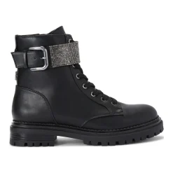 Glisten Embellished Biker Boots