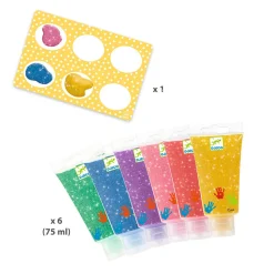 Discount DJECO Glitter Finger Painting Kit