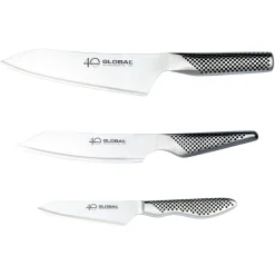 New GRUNWERG Global 40th Anniversary Knife Three-Piece Set